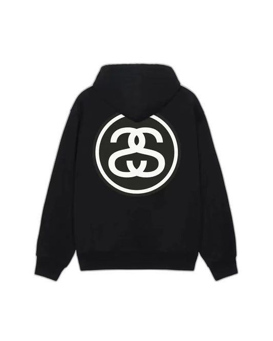 STUSSY SS LINK HOODIE BLACK