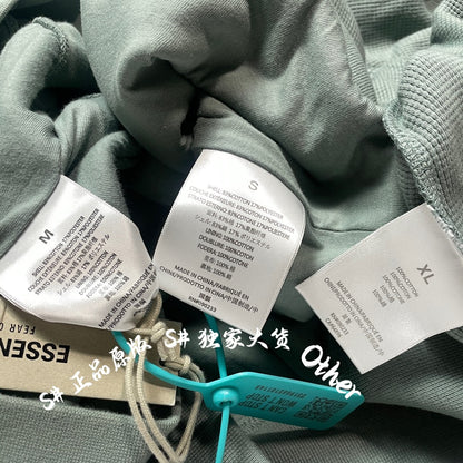 Fear of God Essentials SS23 Waffle Raglan Hoodie 'Sycamore'