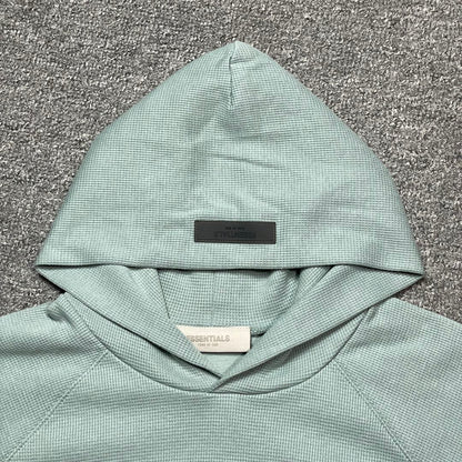 Fear of God Essentials SS23 Waffle Raglan Hoodie 'Sycamore'