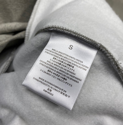 ESSENTIALS Nylon Fleece Hoodie/Dark Heather