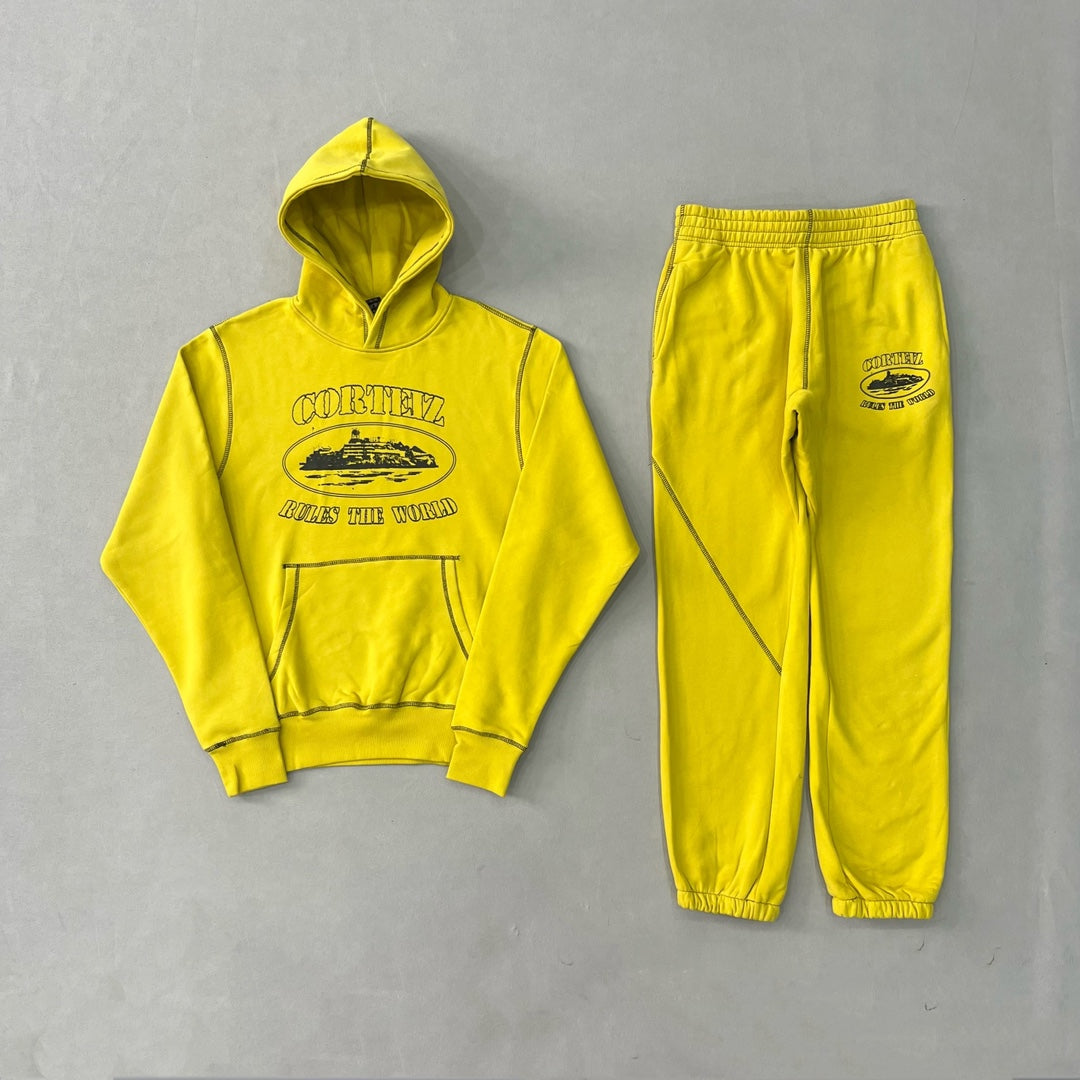 Corteiz Premium Hoodie Set "Rust"