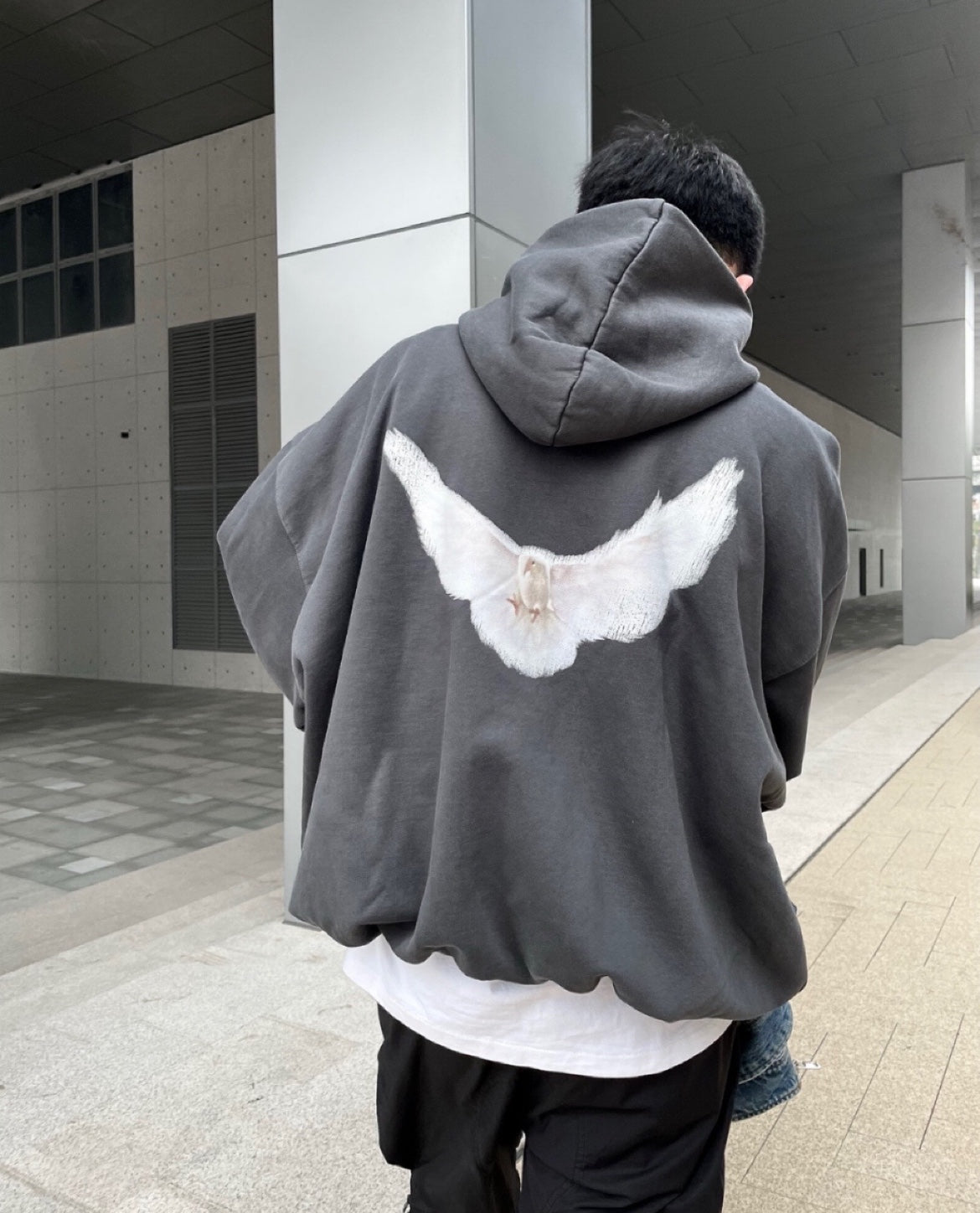 Yeezy Gap Engineered by Balenciaga SS22 Dove Hoodie 'Dark Grey'Yeezy Gap