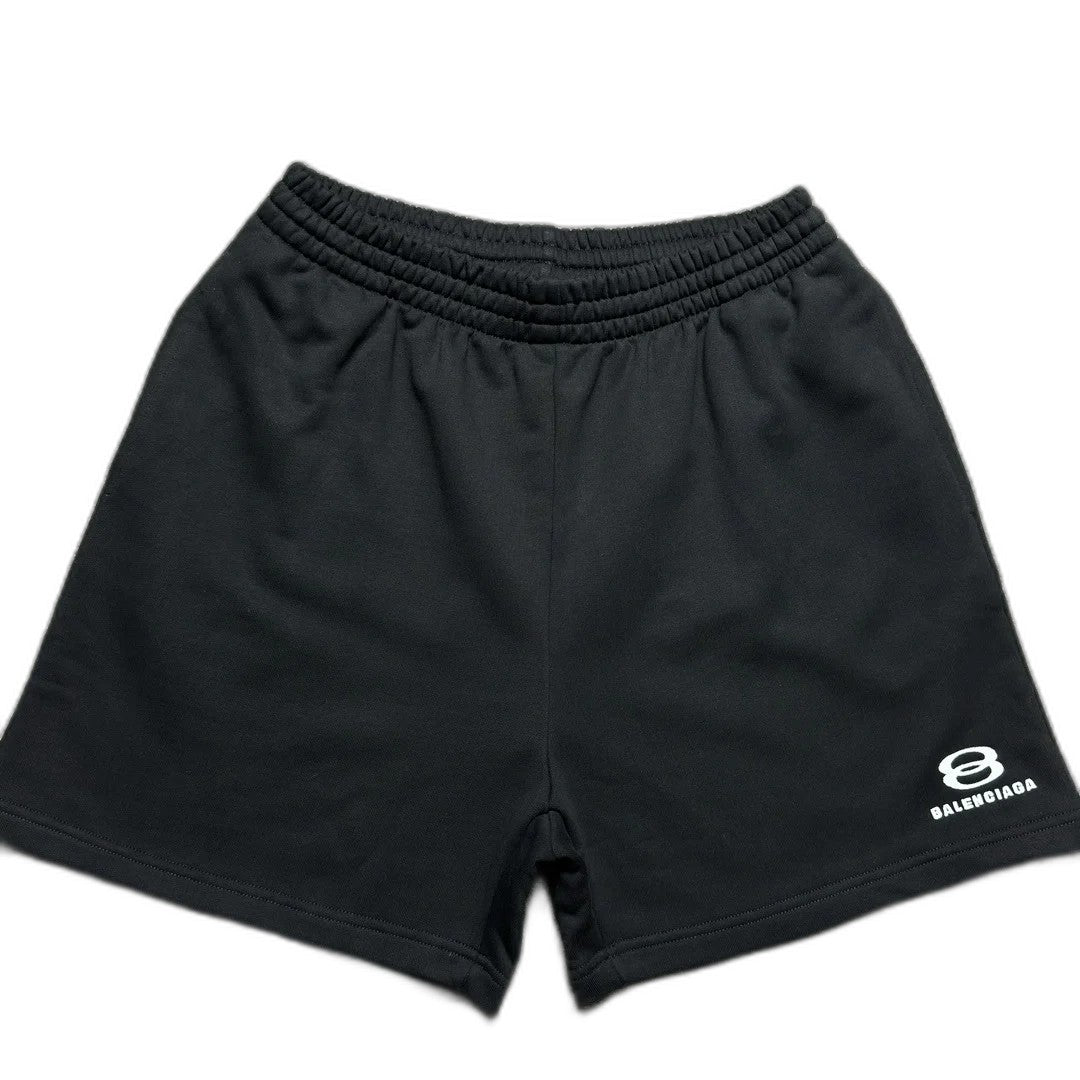BALENCIAGA Double circle embroidered shorts