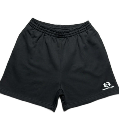 BALENCIAGA Double circle embroidered shorts
