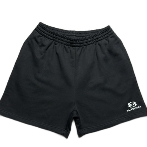 BALENCIAGA Double circle embroidered shorts