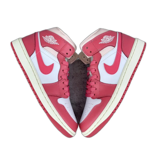 Nike Women's Air Jordan 1 Mid "Strawberries and Cream"