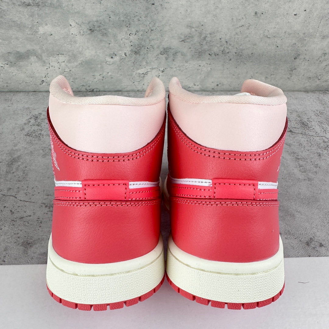 Nike Women's Air Jordan 1 Mid "Strawberries and Cream"