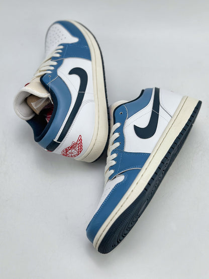 Nike Air Jordan 1 Low "White/Aegean Storm