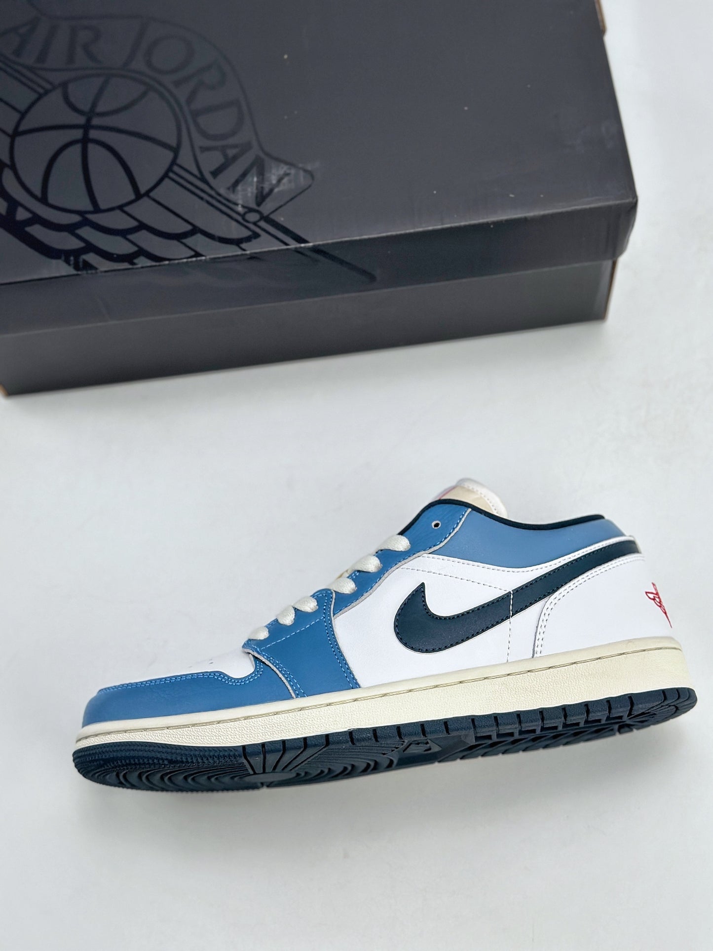 Nike Air Jordan 1 Low "White/Aegean Storm