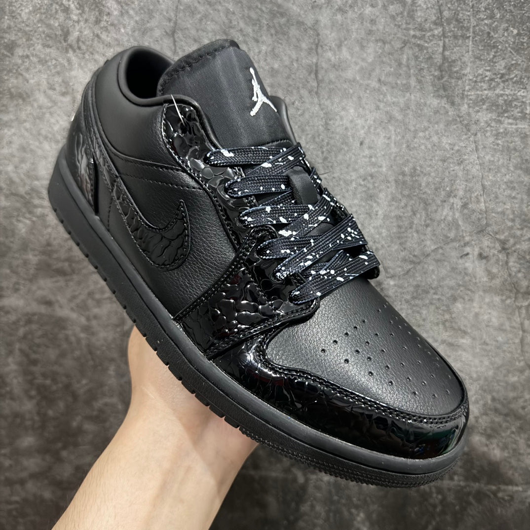Nike Women's Air Jordan 1 Low SE "Black Croc"