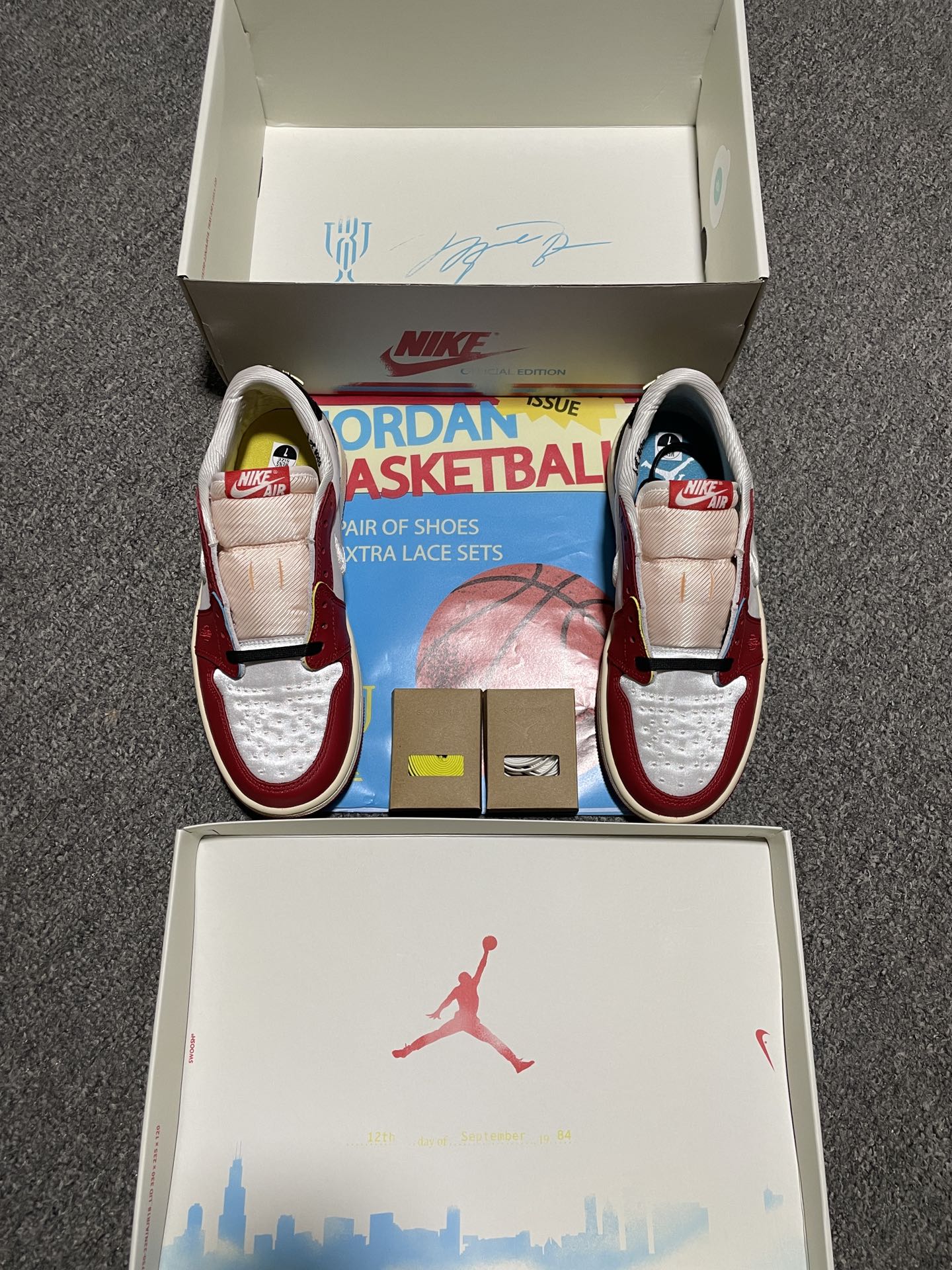 Trophy Room × Nike Air Jordan 1 Low OG "Home"