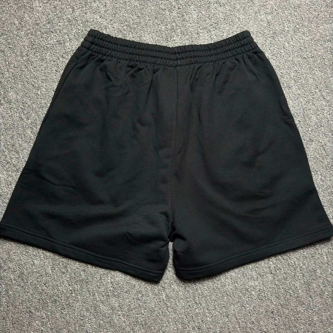 Balenciaga Charcoal Cotton Bermuda Shorts