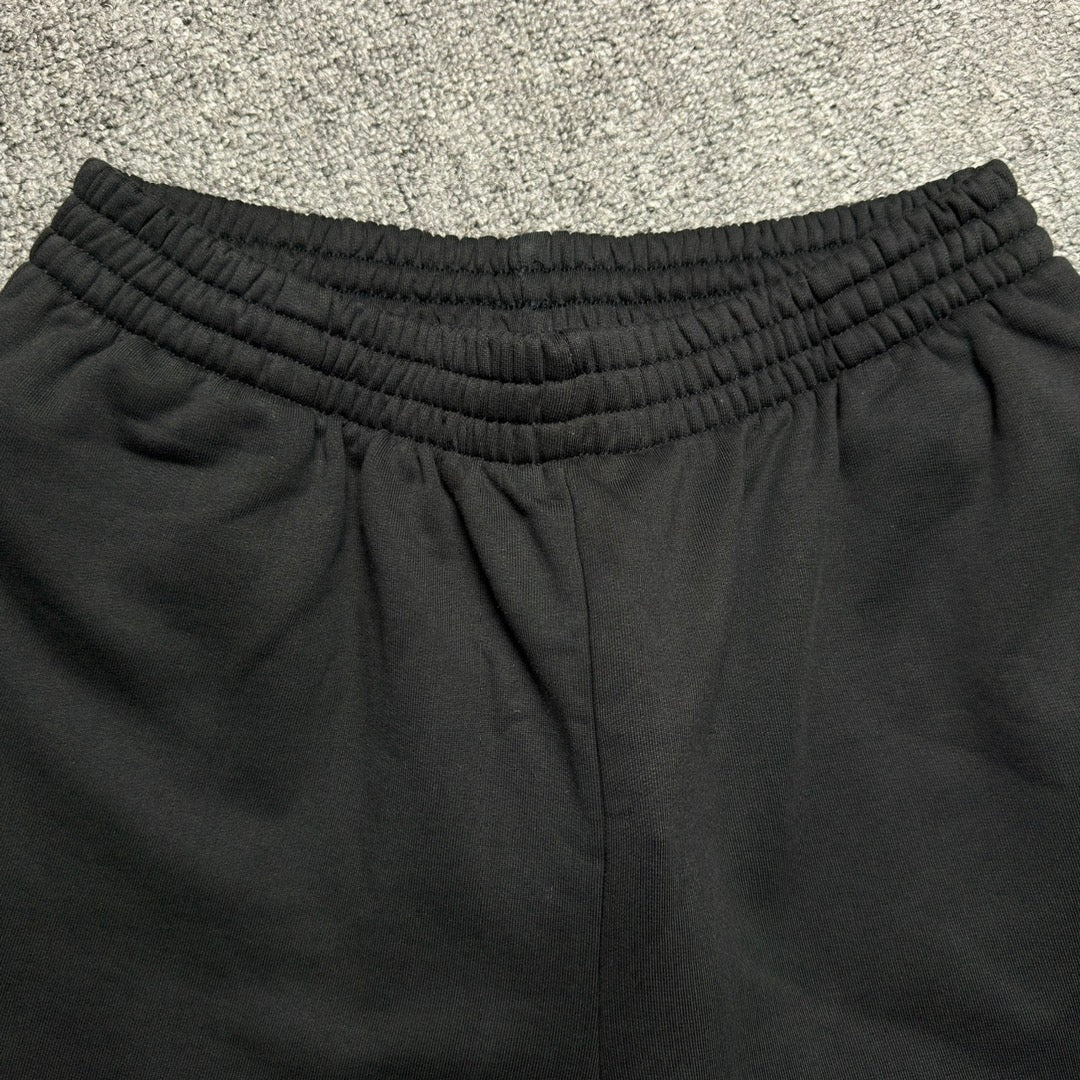 Balenciaga Charcoal Cotton Bermuda Shorts