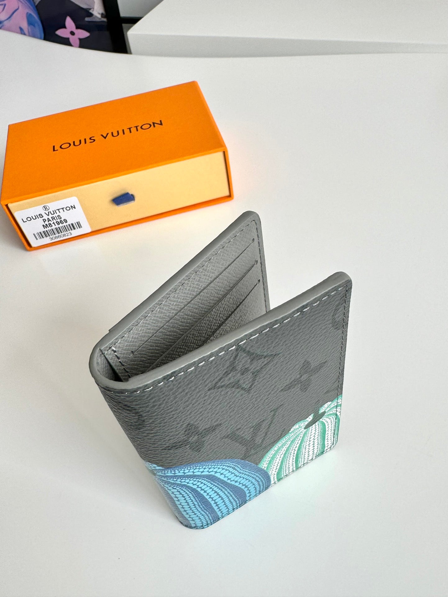 Louis Vuitton x Yayoi Kusama Wallet Monogram Eclipse Reverse Pumpkin