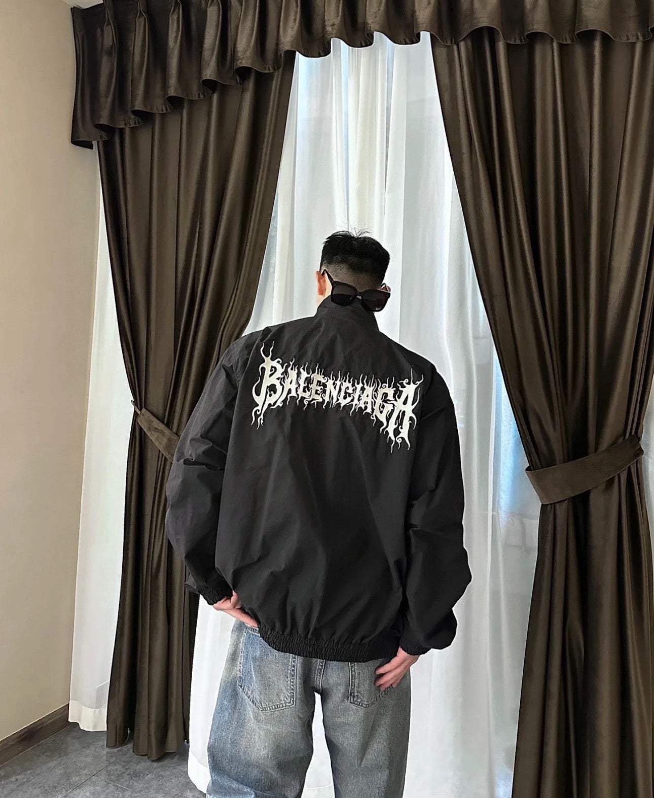 Balenciaga Diy Metal Outline Tracksuit Jacket