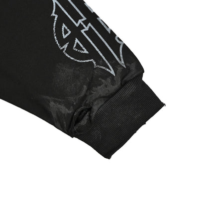 Balenciaga Paris Moon No Pocket Hoodie Oversized Faded Black