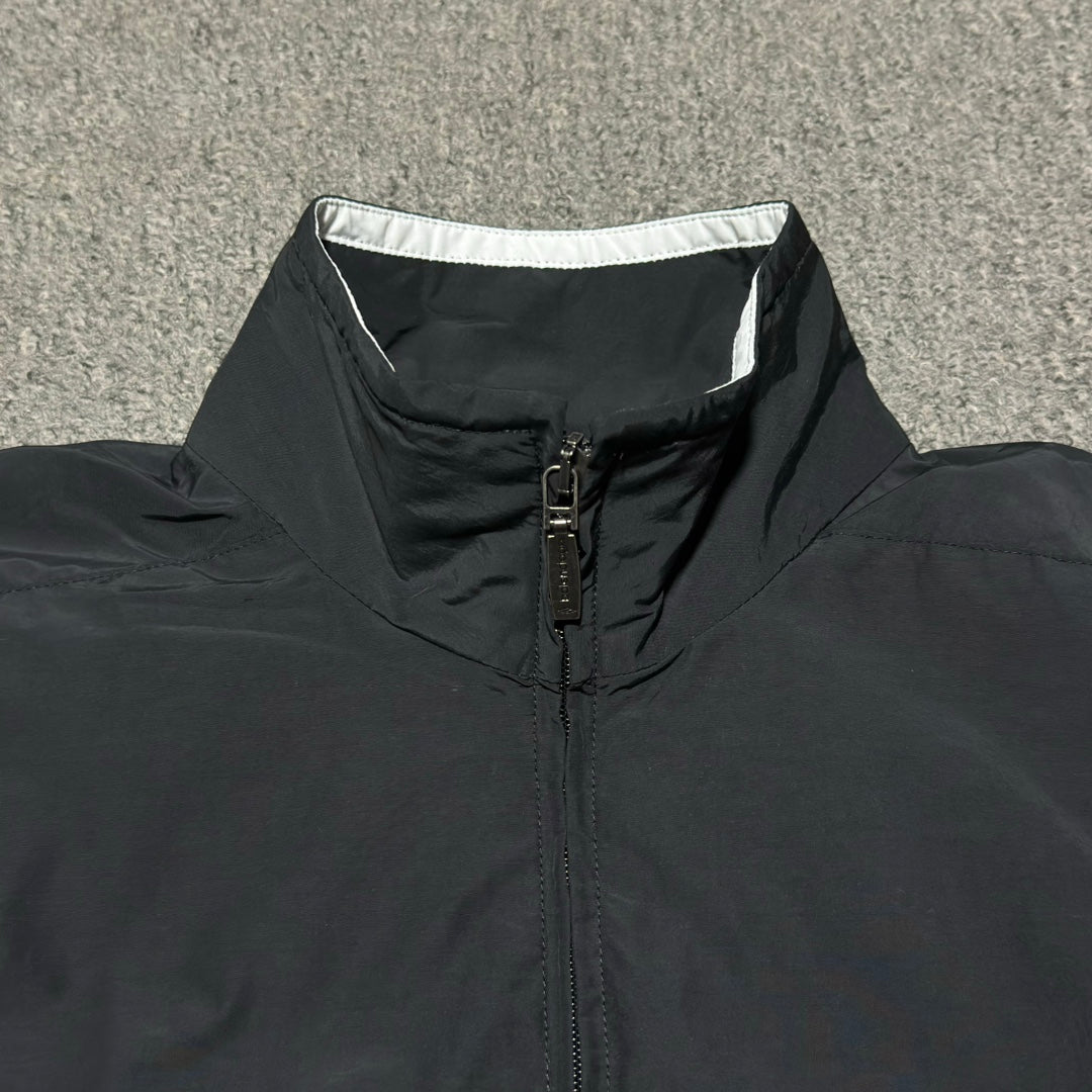 Balenciaga Colorblock Embroidered Lettering Tracksuit Jacket