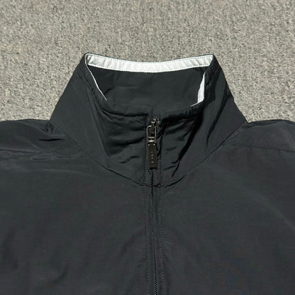 Balenciaga Colorblock Embroidered Lettering Tracksuit Jacket