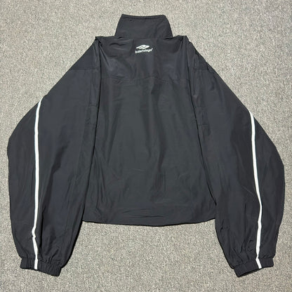 Balenciaga Colorblock Embroidered Lettering Tracksuit Jacket