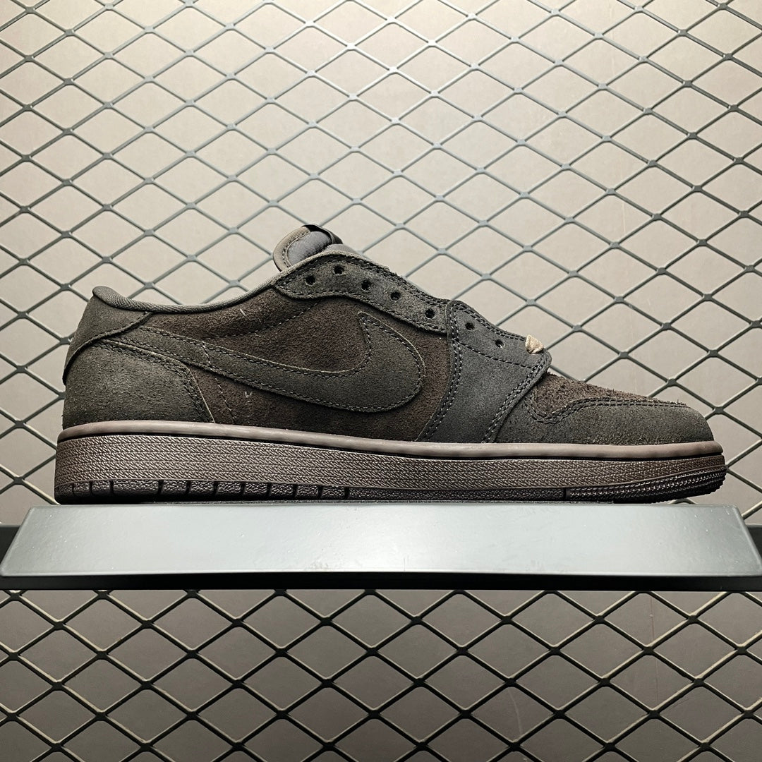 Travis Scott × Nike Air Jordan 1 Low OG SP "Velvet Brown"