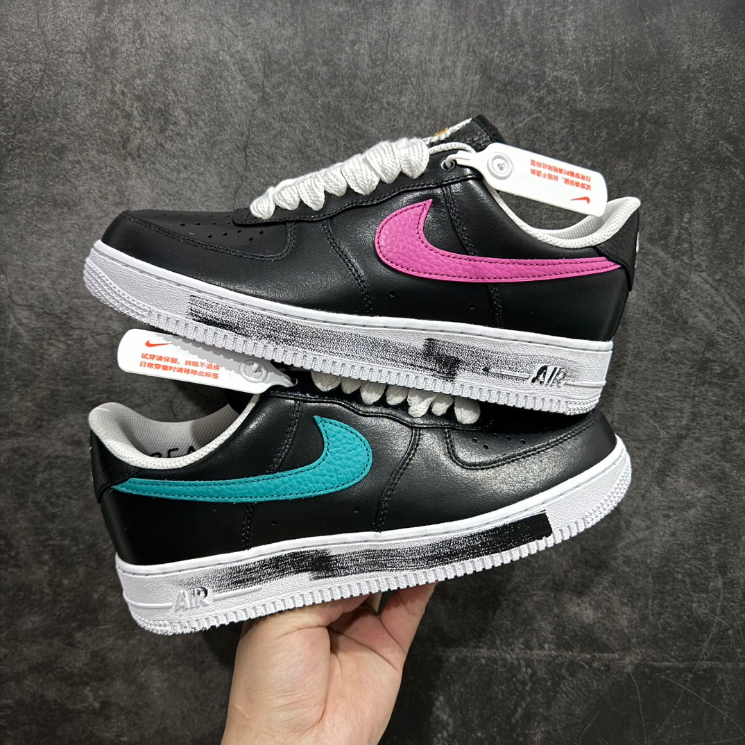 PEACEMINUSONE × Nike Air Force 1 Low '07 Para-Noise 3.0 "Black and Multi-Color" / G-DRAGON