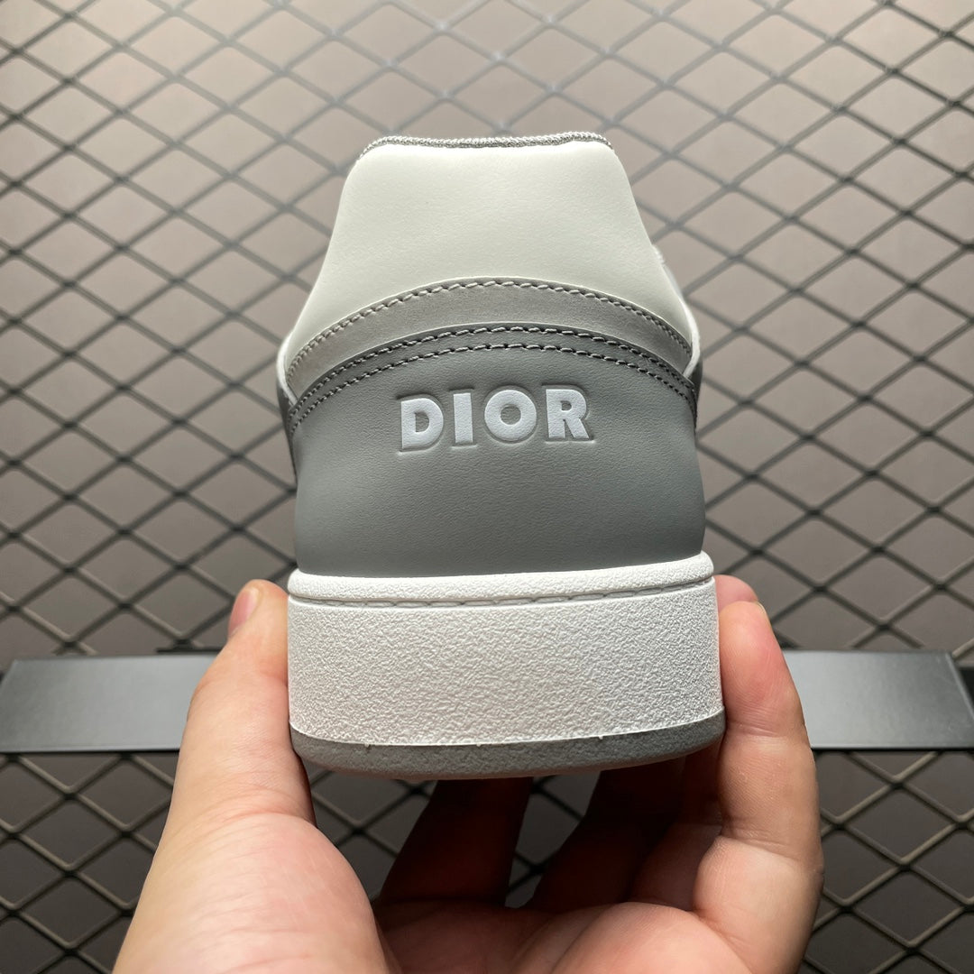 DIOR B27 Skateboard Shoes Men Low-Top Gray