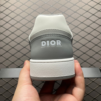 DIOR B27 Skateboard Shoes Men Low-Top Gray
