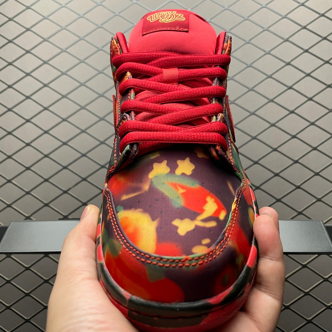 The Wizard of Oz × Nike SB Dunk Low "Ruby Slipper"