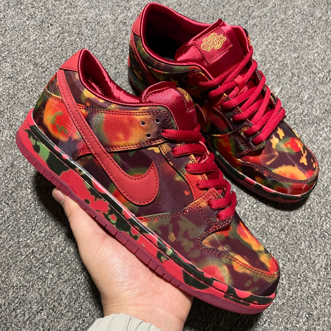 The Wizard of Oz × Nike SB Dunk Low "Ruby Slipper"