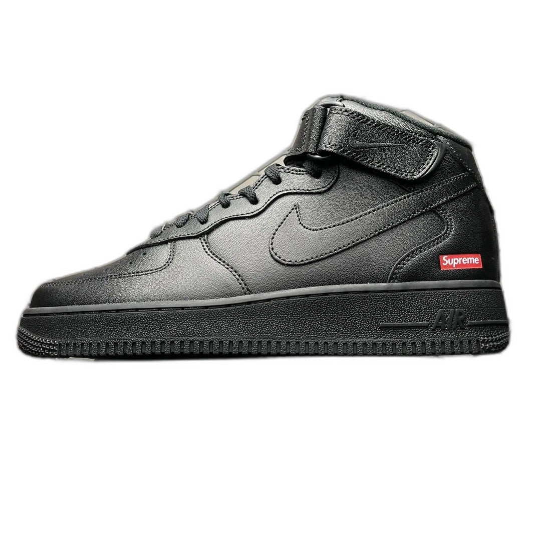 Supreme × Nike Air Force 1 Mid "Black" FW24