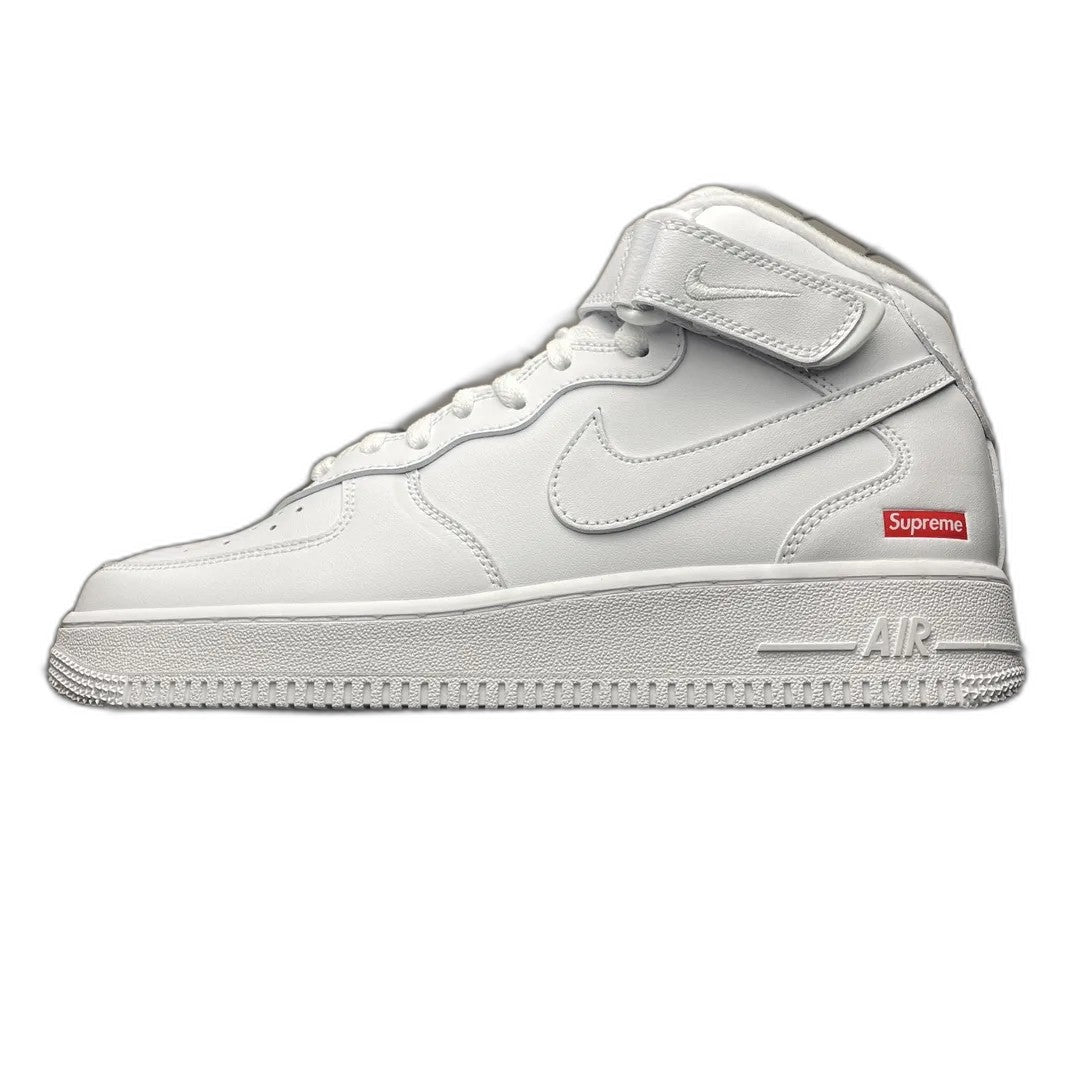Supreme × Nike Air Force 1 Mid "White" FW24