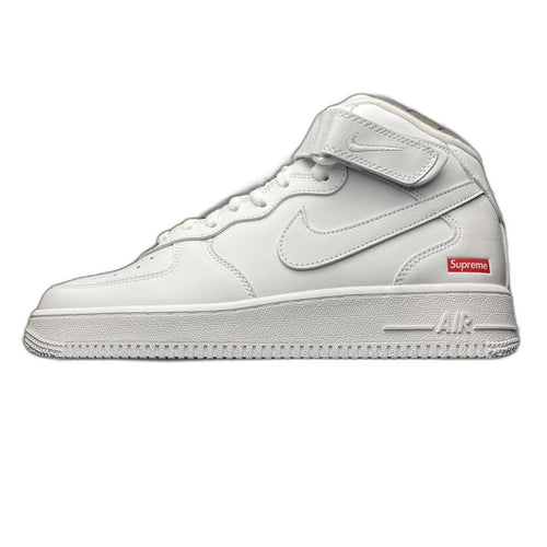 Supreme × Nike Air Force 1 Mid "White" FW24