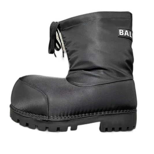 BALENCIAGA MENS Skiwear Alaska Low Boot Nylon "Black"