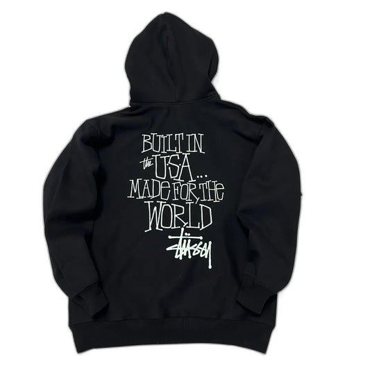 Stussy Built In Usa Hoodie "Ash Heather"