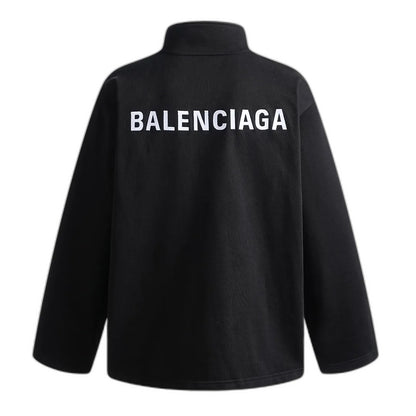 BALENCIAGA High neck zip sweater