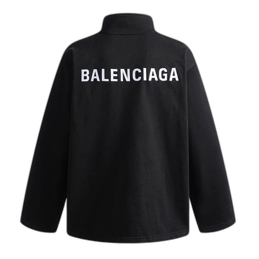 BALENCIAGA High neck zip sweater
