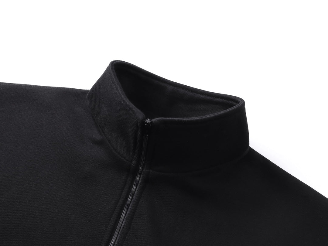 BALENCIAGA High neck zip sweater