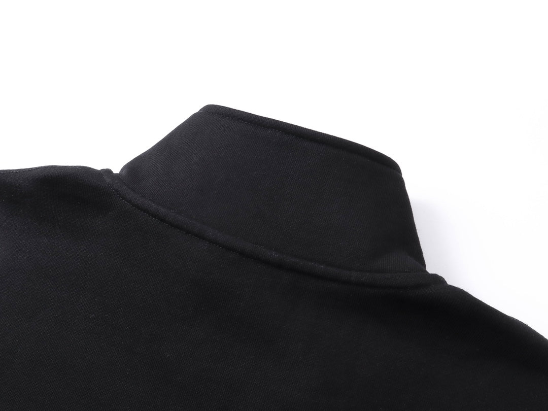 BALENCIAGA High neck zip sweater