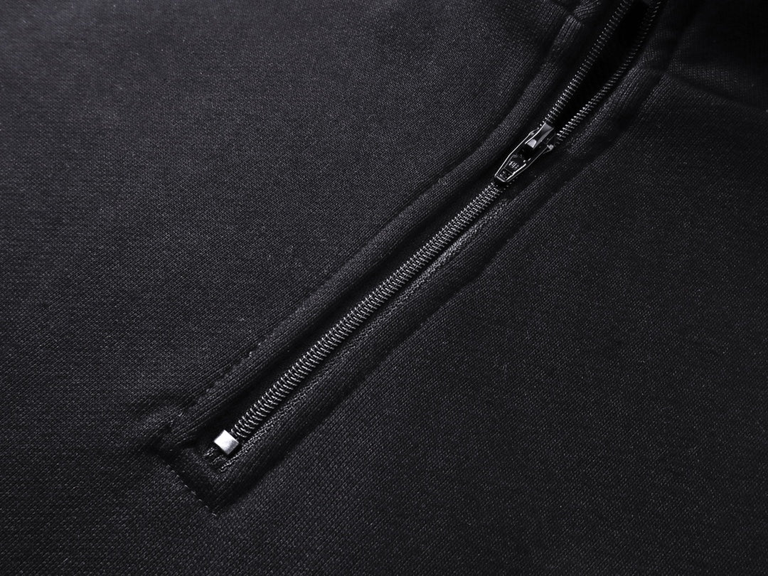 BALENCIAGA High neck zip sweater