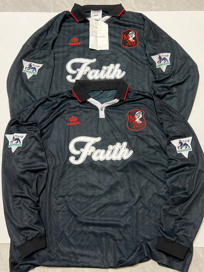 SAINT Mxxxxxx Soccer Shirt Faith "Black"