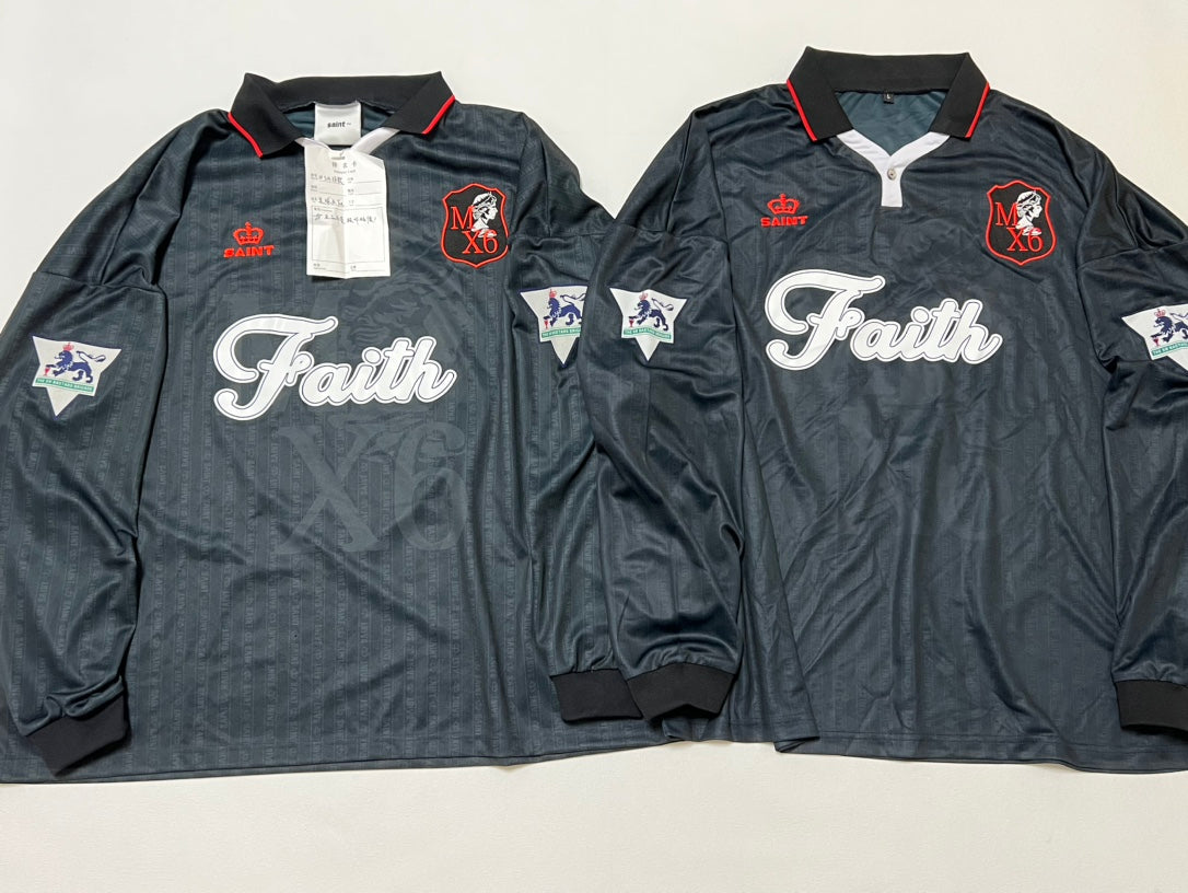 SAINT Mxxxxxx Soccer Shirt Faith "Black"