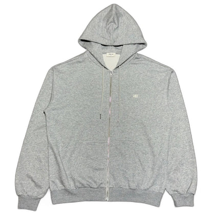 Celine Grey  Triomphe Zip Hoodie