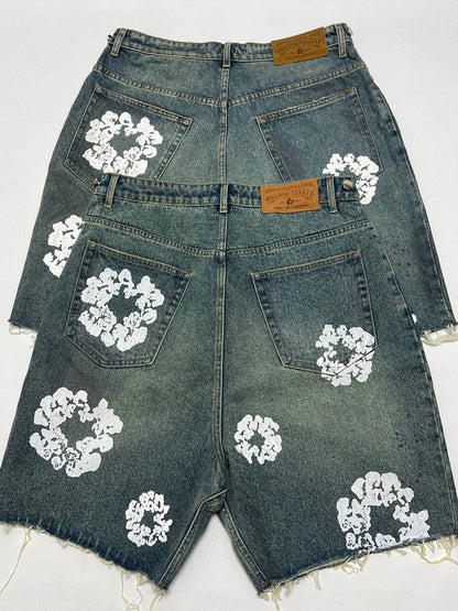 DENIM TEARS x LEVI'S Dirty Wash Wreath Short "Light Wash"