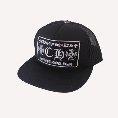 CHROME HEARTS Trucker Cap Metal material (non-silver)