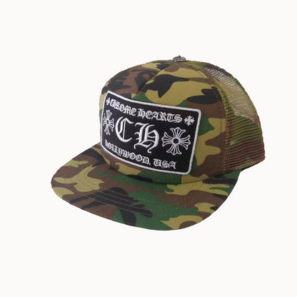 CHROME HEARTS Trucker Cap Metal material (non-silver)