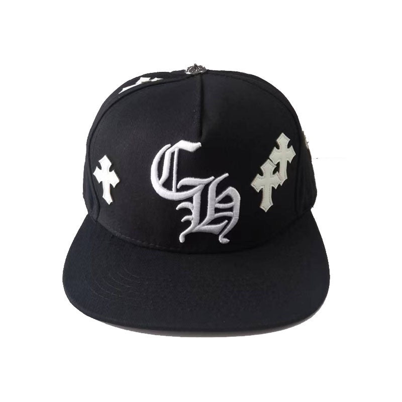 CHROME HEARTS Crosspatch Baseball Cap Blue Metal material (non-silver)
