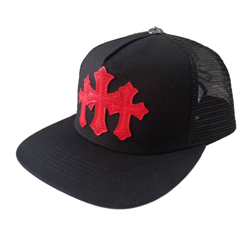 CHROME HEARTS Cemetery Trucker Hat Metal material (non-silver)