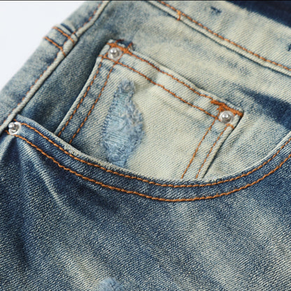AMIRI Staggered-logo jeans