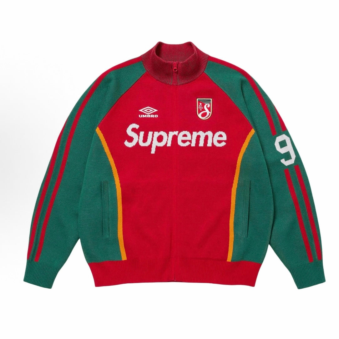 Supreme x Umbro Zip Up Sweater Purple 25SS