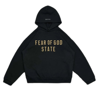 Fear Of God Essentials Fleece Shell White Hoodie